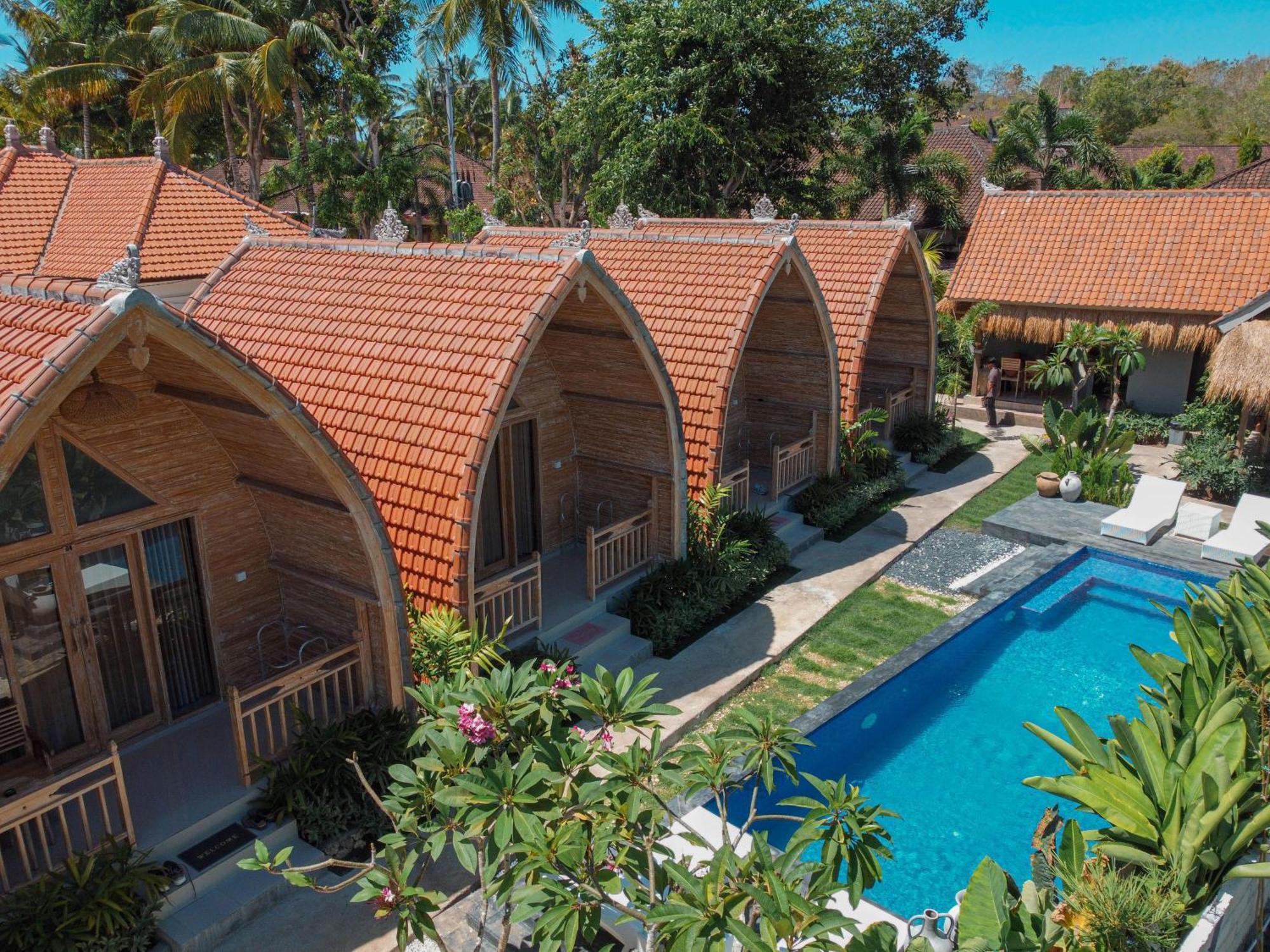 Penida Green Palm Cottage By Bali Cabin Toyapakeh ภายนอก รูปภาพ